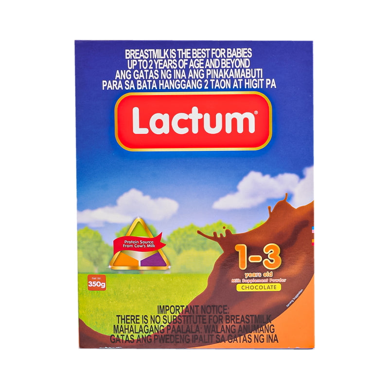 Lactum Chocolate Milk Supplement Powder 1-3yrs Old 350g