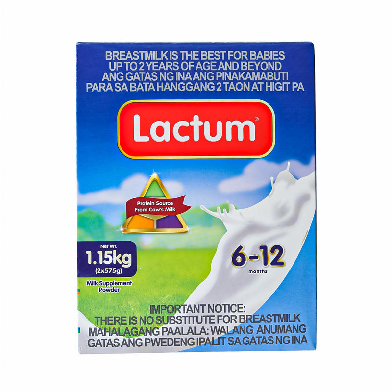 Lactum Milk Supplement 6-12 Months Plain 1.2kg