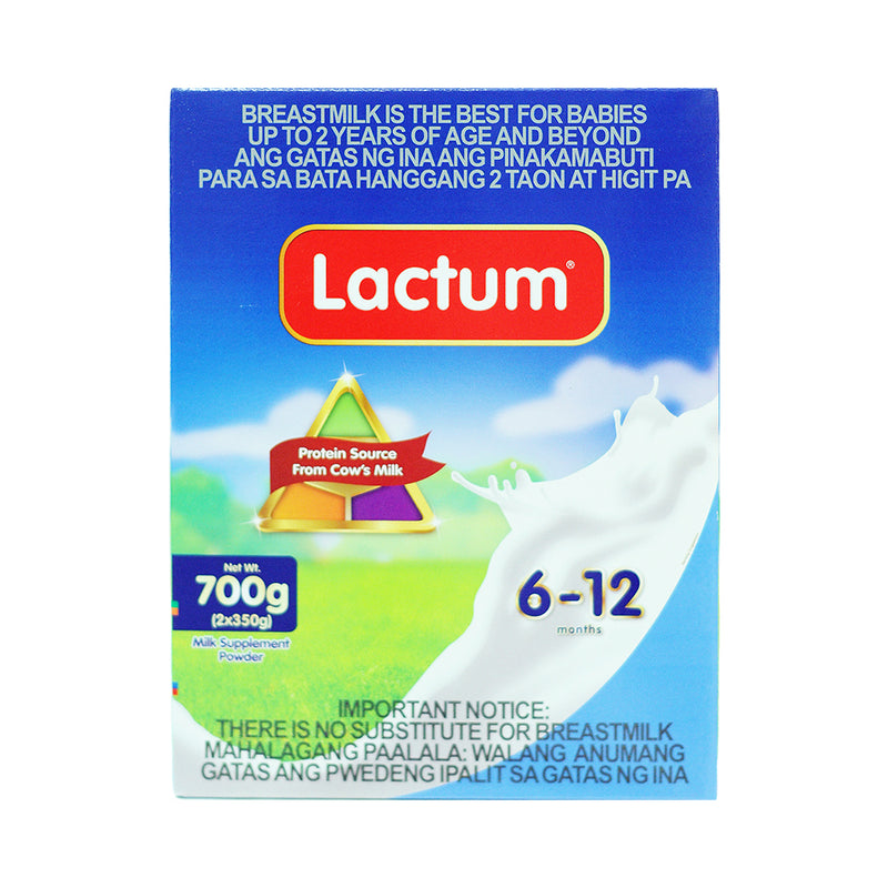 Lactum Milk Supplement 6-12 Months Plain 700g