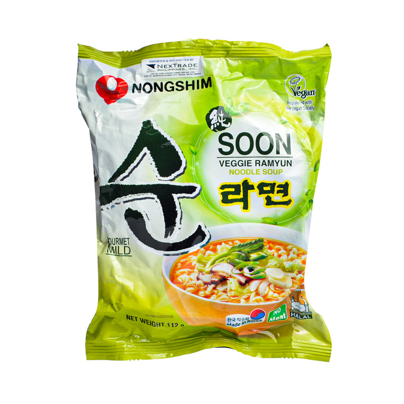 Nongshim Soon Veggie Ramyun Noodle Soup 112g