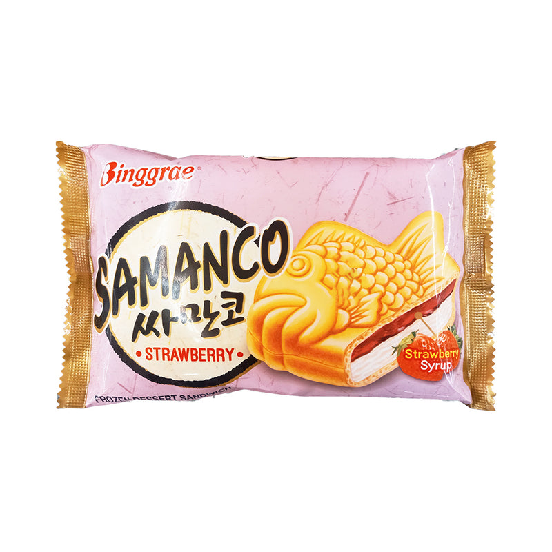 Samanco Ice Cream Waffle Strawberry 150ml