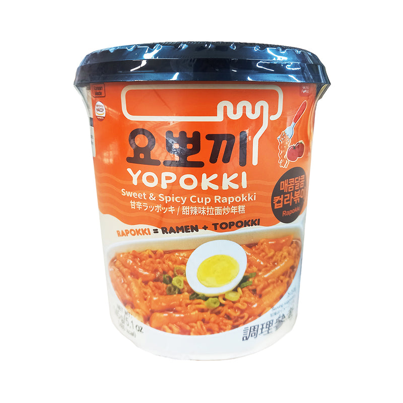 Yopokki Sweet And Spicy Cup Rapokki 145g