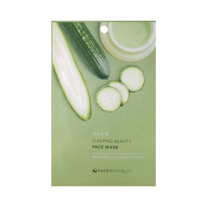 Face Republic Sleeping Beauty Face Mask Hydrating Cucumber Extract 23g