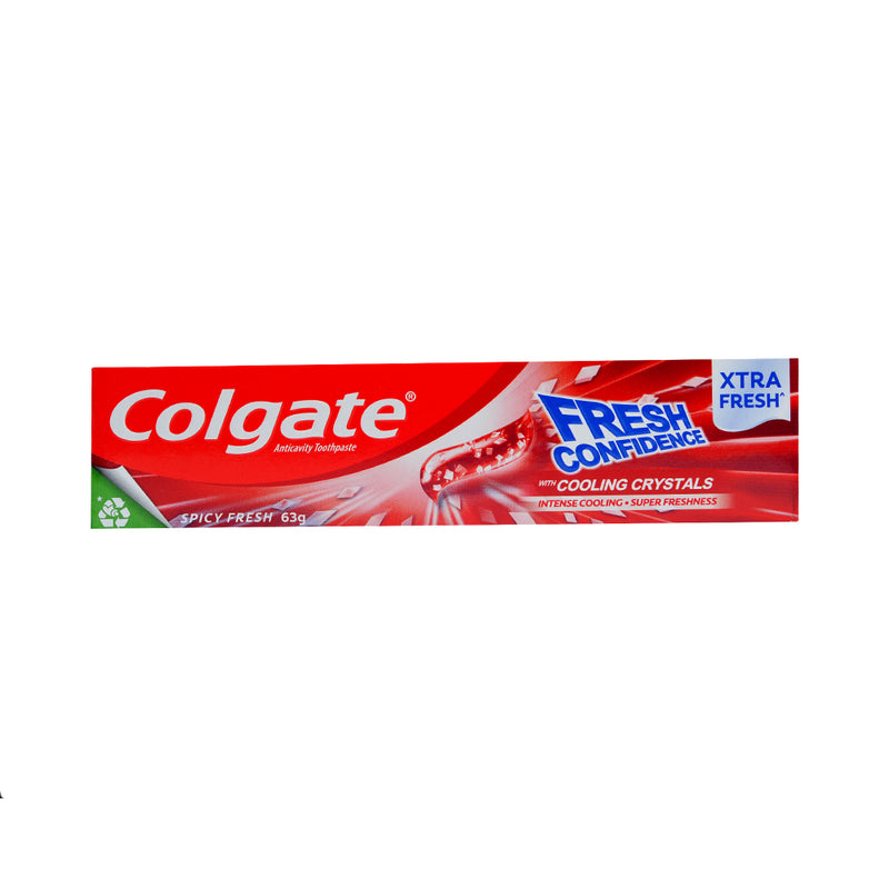 Colgate Fresh Confidence Toothpaste With Cooling Crystals Spicy Fresh 63g