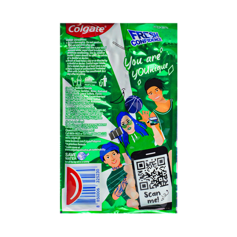 Colgate Fresh Confidence Toothpaste With Cooling Crystals Cool Menthol 20g