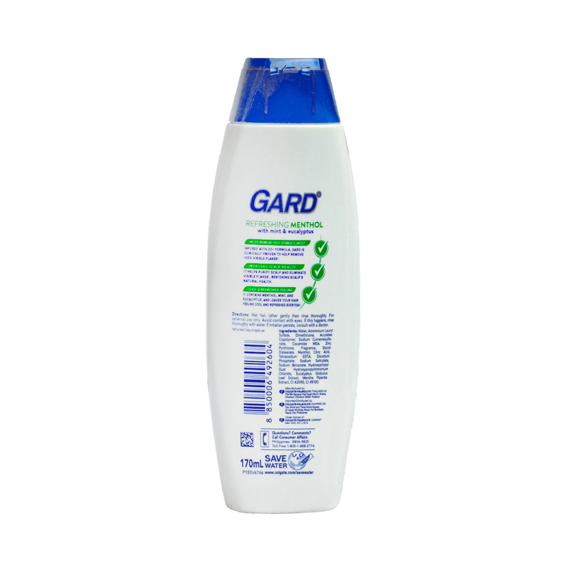 Gard Anti-Dandruff Shampoo Refreshing Menthol 170ml