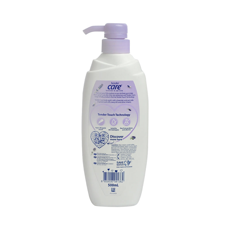 Tender Care Baby Wash Lavender And Oat Milk Pump 500ml