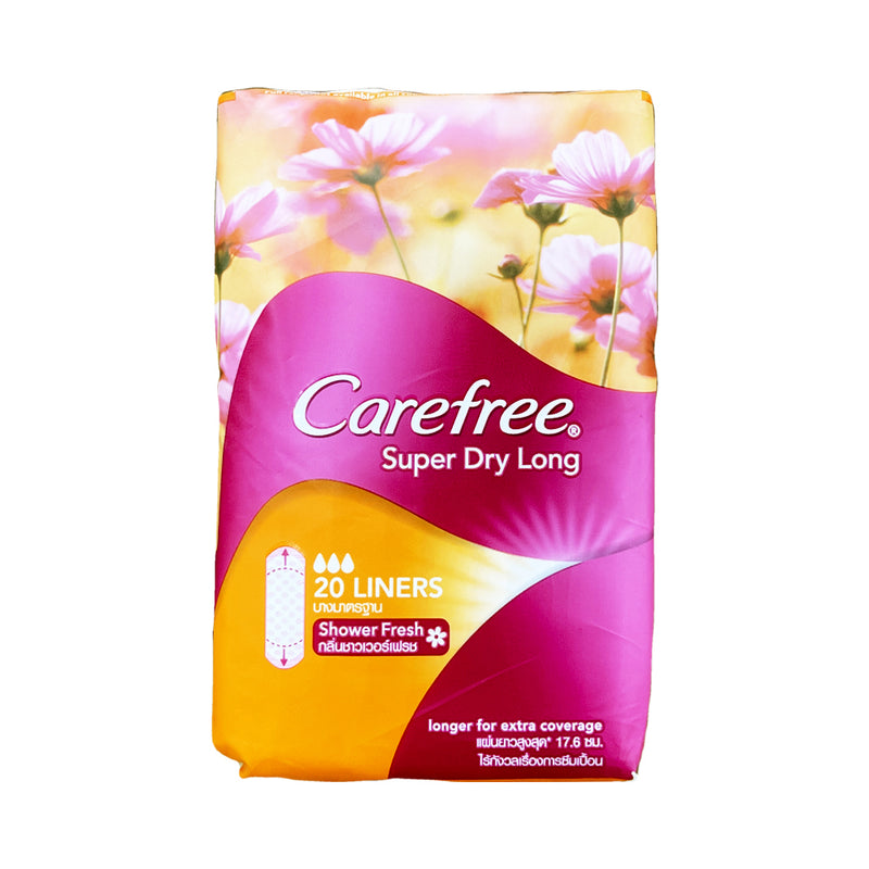 Carefree Super Dry Long Pantyliner Scented 20's