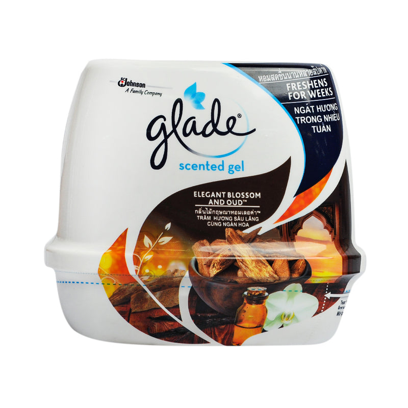 Glade Scented Gel Elegant Blossom And Oud 180g