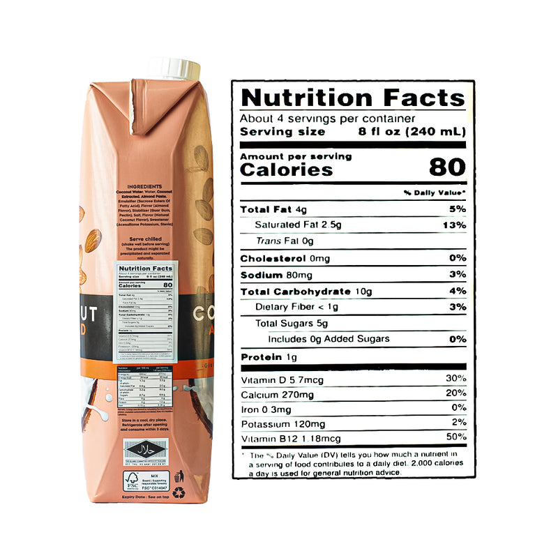 Thai Coco Beverage Almond 1L
