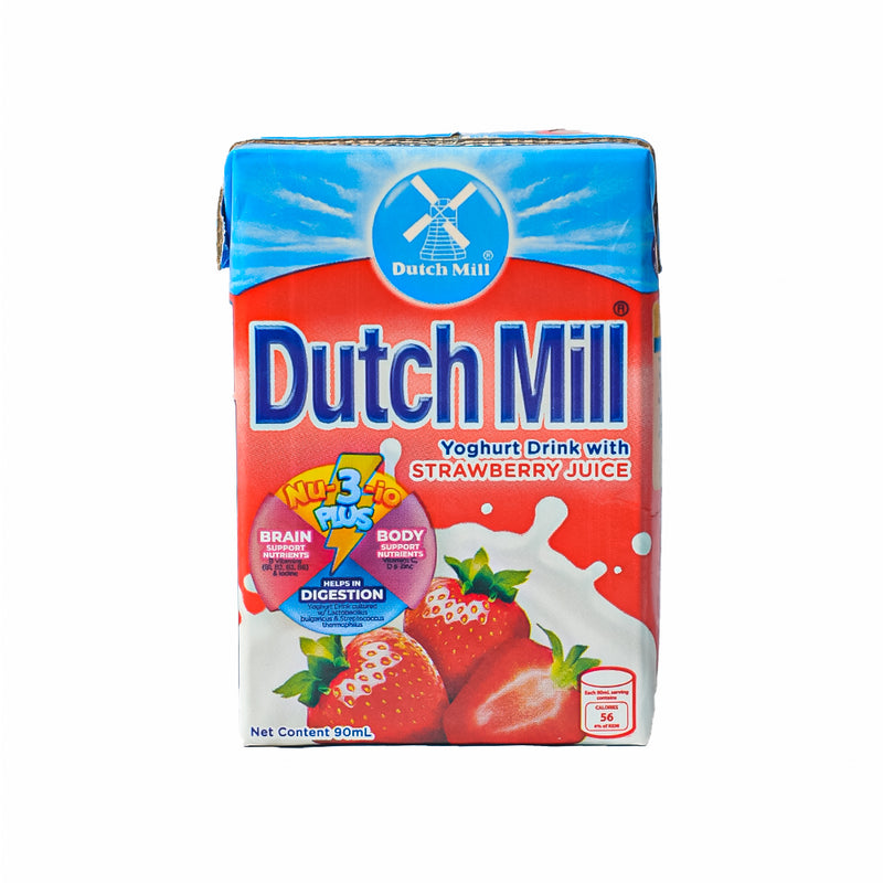 Dutch Mill UHT Yoghurt Drink Strawberry 90ml