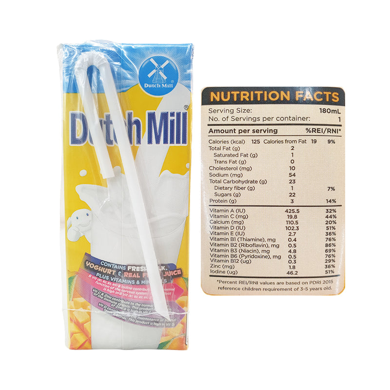 Dutch Mill UHT Yoghurt Drink Mango 180ml