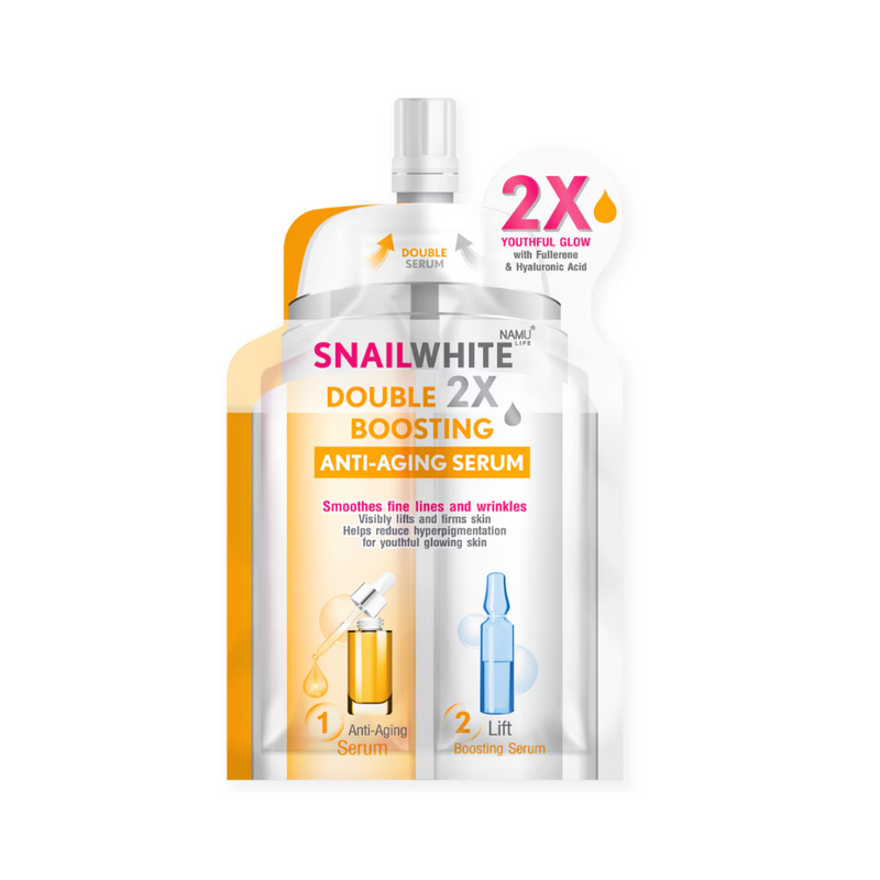 Snail White Double Boosting Anti-Aging Serum 4ml + 4ml