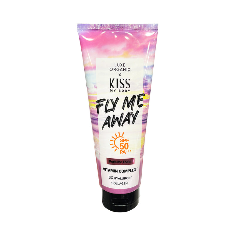 Luxe Organix x Kiss My Body Fly Me Away SPF 50 PA+++ Perfume Lotion 200ml