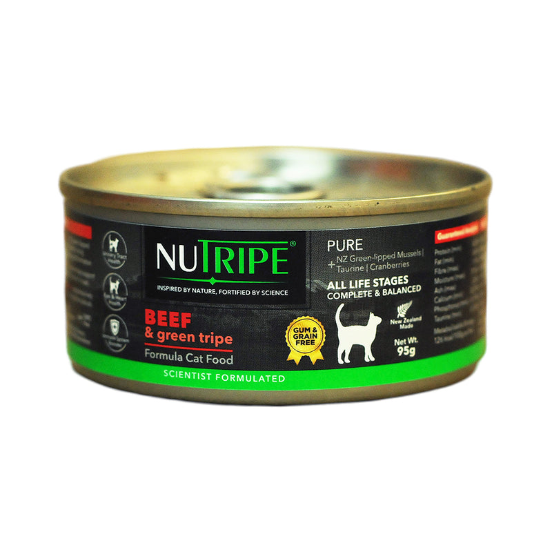 Nutripe Cat Food Beef And Green Tripe