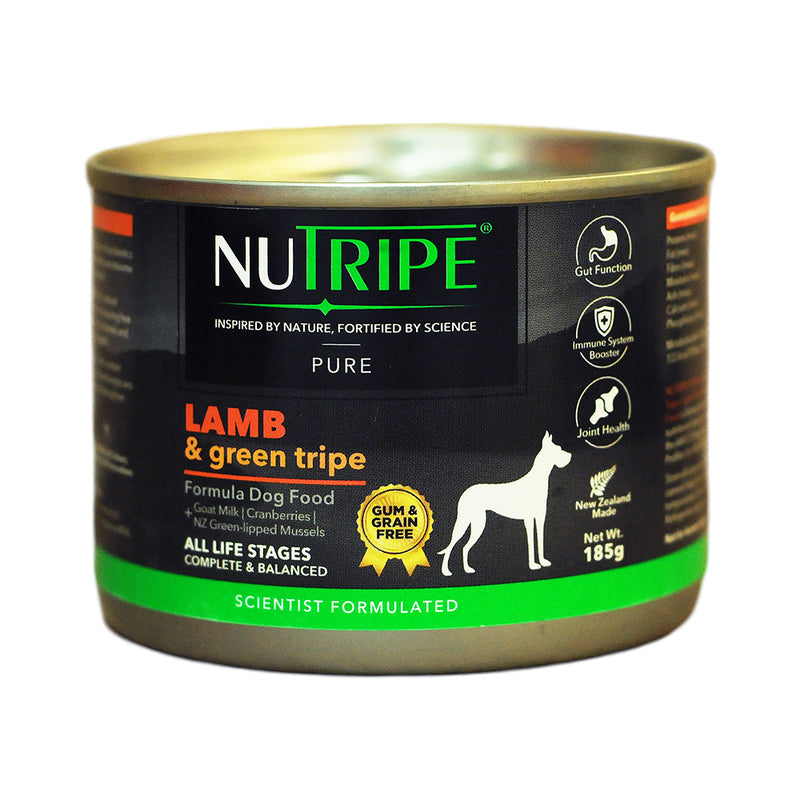 Nutripe Dog Food Lamb And Green Tripe