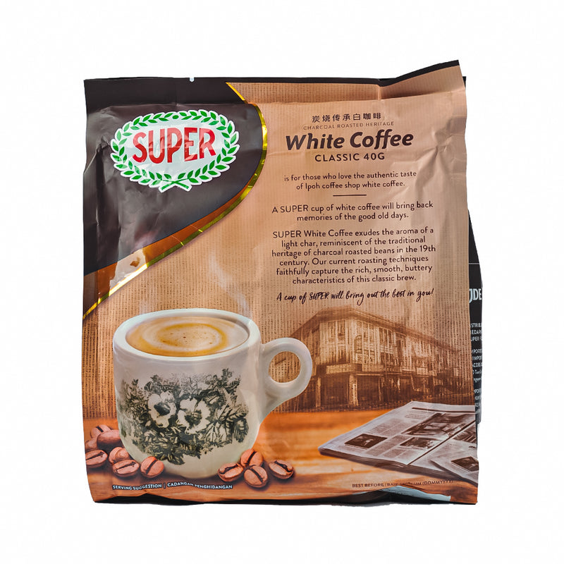 Super Charcoal Roasted White Coffee Classic 40g x 15's