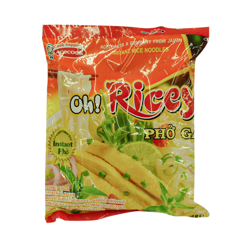 Acecook Oh! Ricey Instant Pho Noodles Chicken 63g