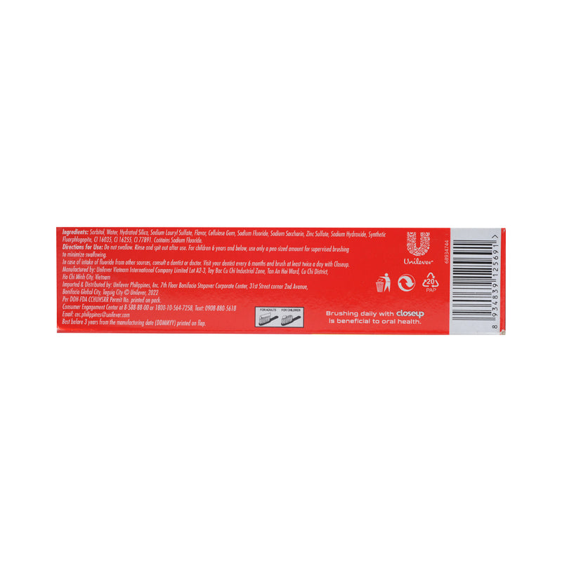 Close Up Anti-Bacterial Toothpaste Red Hot 120g