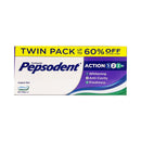 Pepsodent Toothpaste Action 123 180g x 2's