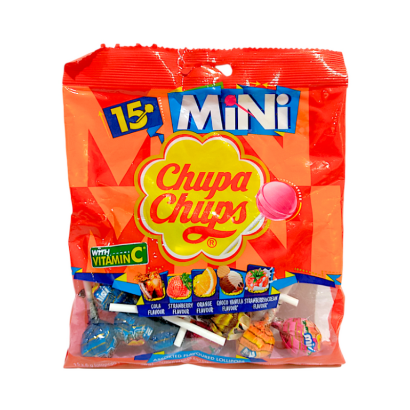 Chupa Chups Mini Assorted 6g x 15's