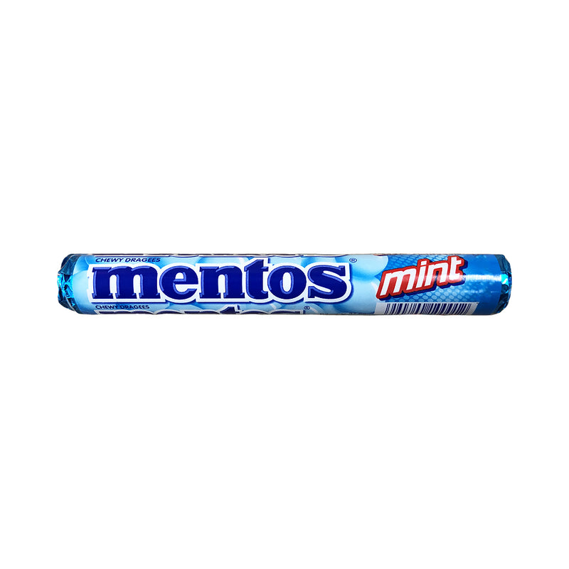 Mentos Candy Roll Single Mint 37.5g