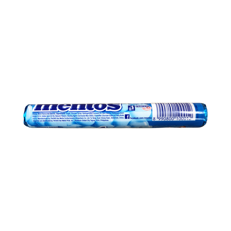 Mentos Candy Roll Single Mint 37.5g