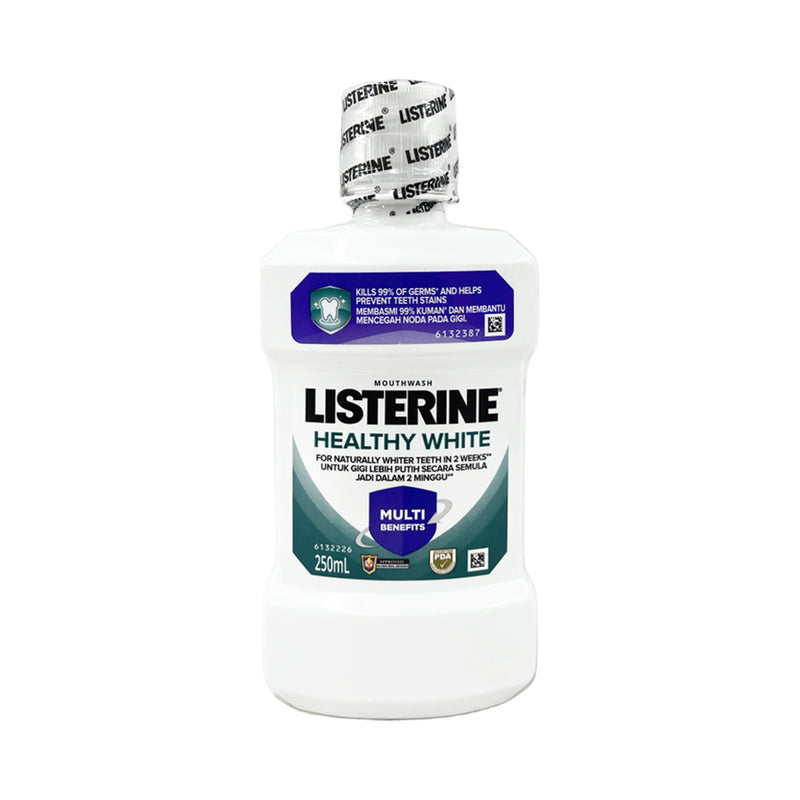 Listerine Mouthwash Healthy White 250ml