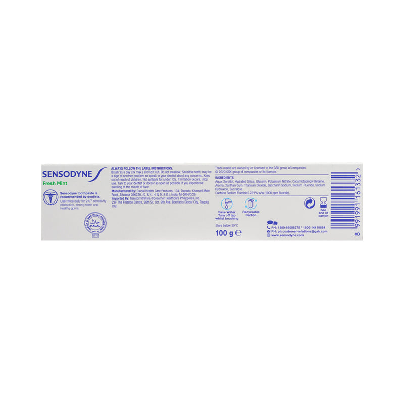 Sensodyne Toothpaste Fresh Mint 100g