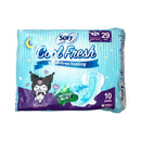 Sofy Cool Fresh Kulob Free Day & Night Use With Wings Natural Mint 29cm 10's