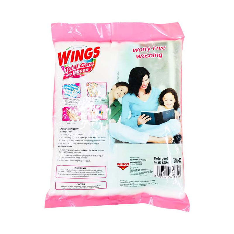 Wings Powder Total Care With Fabcon Sakura 2.25kg