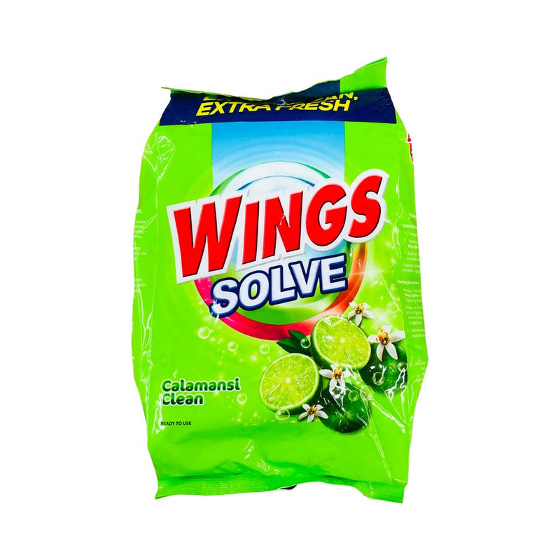 Wings Solve Detergent Powder Calamansi Clean 1.2kg