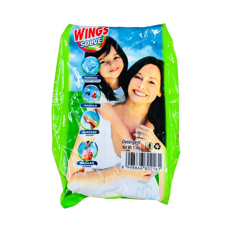 Wings Solve Detergent Powder Calamansi Clean 1.2kg