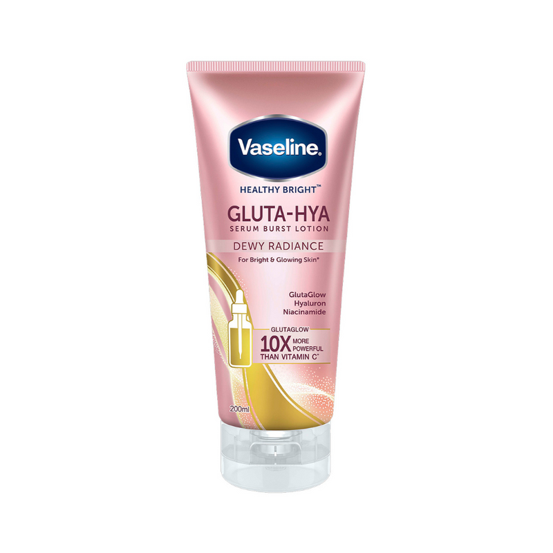 Vaseline Healthy Bright Gluta-Hya Serum Burst Lotion Dewy Radiance 200ml