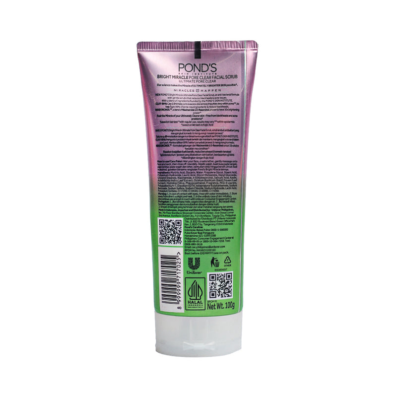 Pond's Clear Solutions Anti-Bacterial Facial Scrub 100g