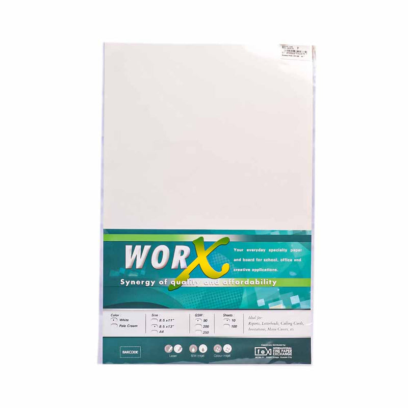 Worx Paper White Long 90gsm 10 s