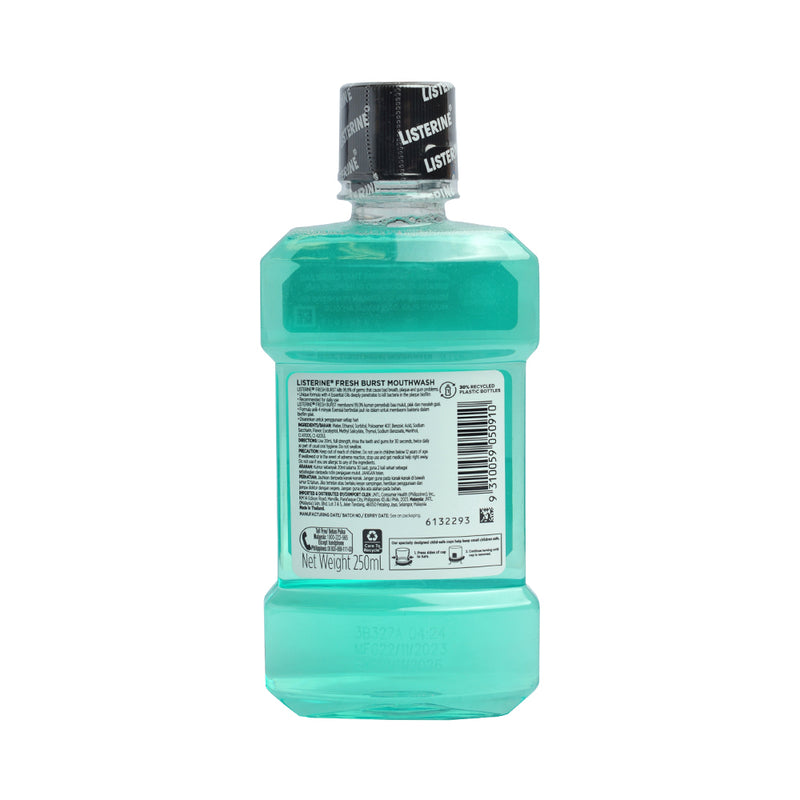 Listerine Mouthwash Fresh Burst 250ml