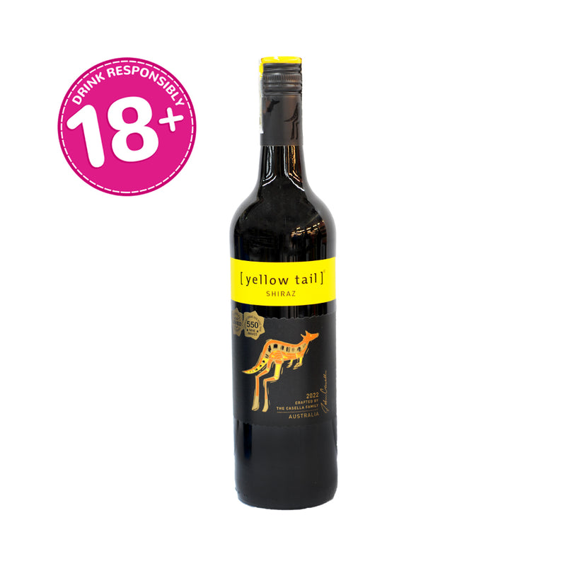 Yellow Tail Shiraz Australian Red Wine 750ml