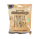 Wooden Clothes Clips 24's