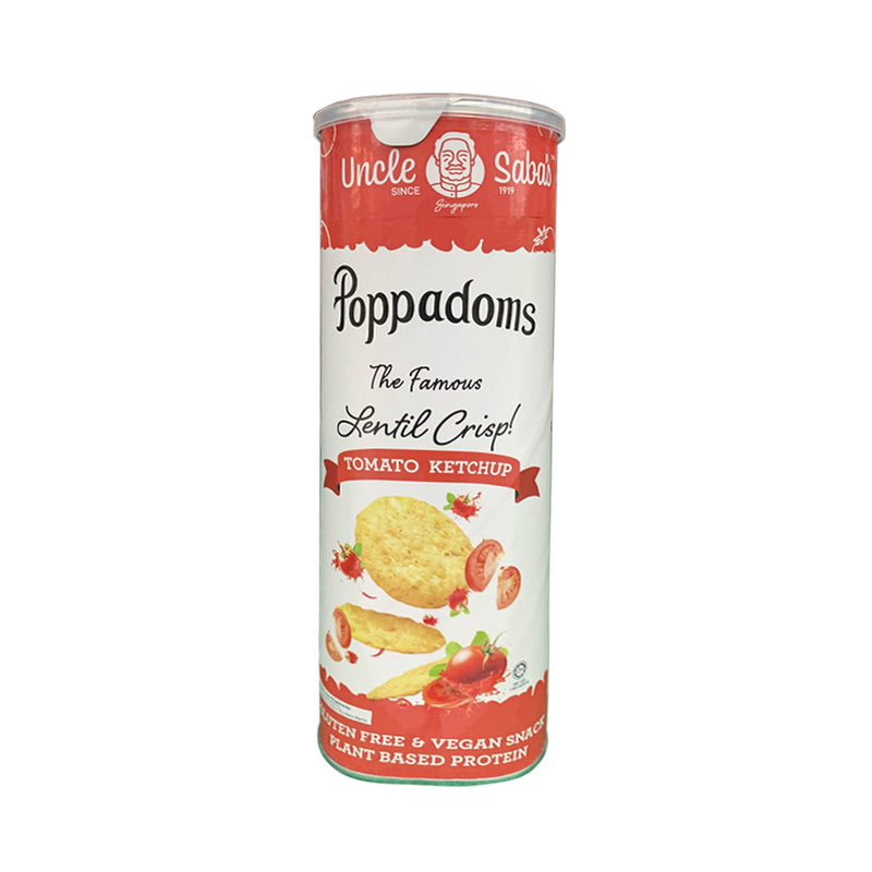 Poppadoms Lentil Chip 60g