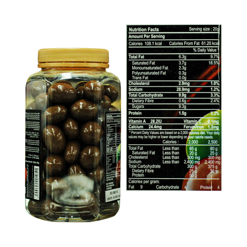 Alfredo Assortment Milk Chocolate Jar 450g