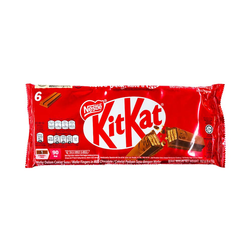 Nestle Kitkat 2 Finger 17g x 6's