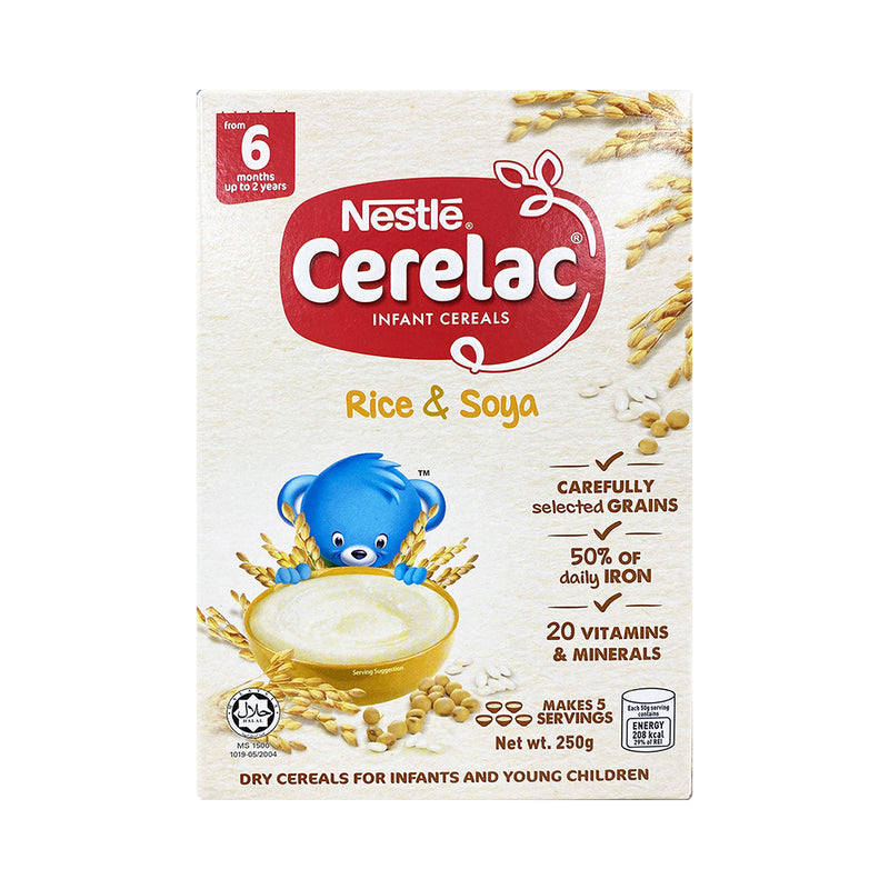 Nestle Cerelac Baby Food Rice And Soya 250g