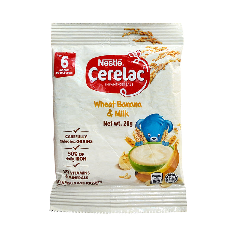 Nestle Cerelac Baby Food Wheat Banana And Milk 20g