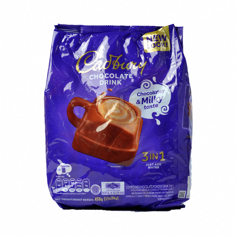 Cadburry 3in1 Hot Chocolate Drink 450g
