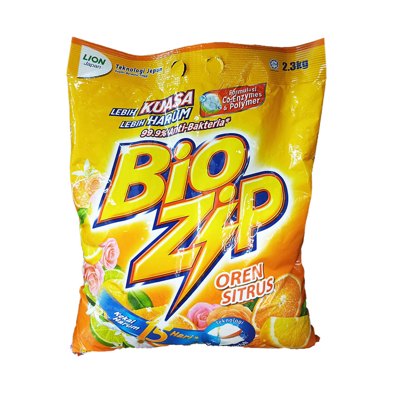 Bio Zip Detergent Powder Oren 2.3kg