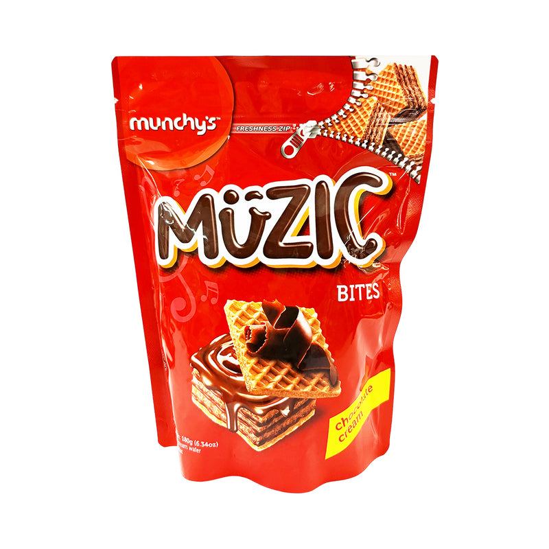 Munchy's Muzic Bites Chocolate Wafer 180g