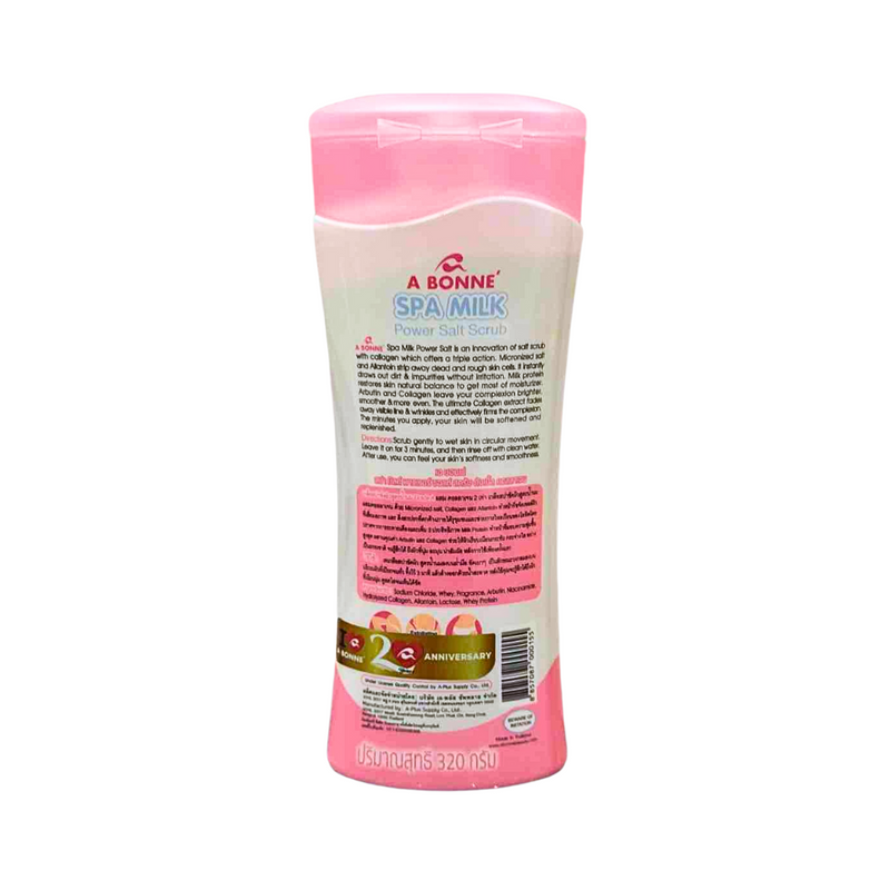 A Bonne Spa Milk Power Salt Scrub Double Collagen