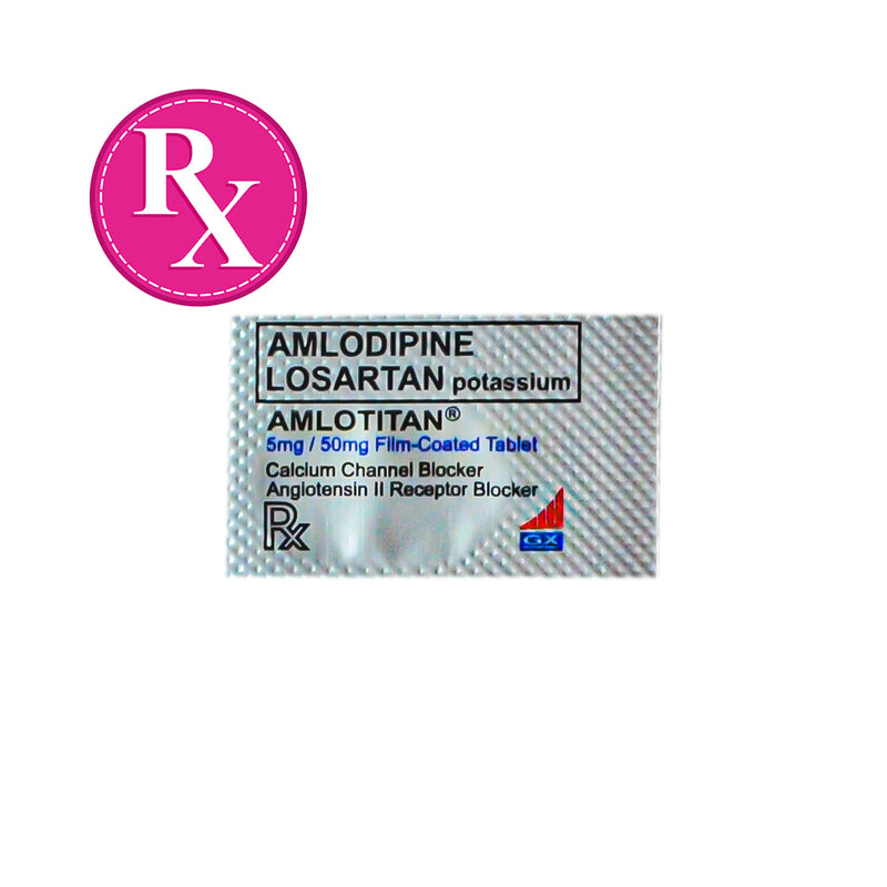 Amlotitan 50mg/5mg Film Coated Tablet By 1's