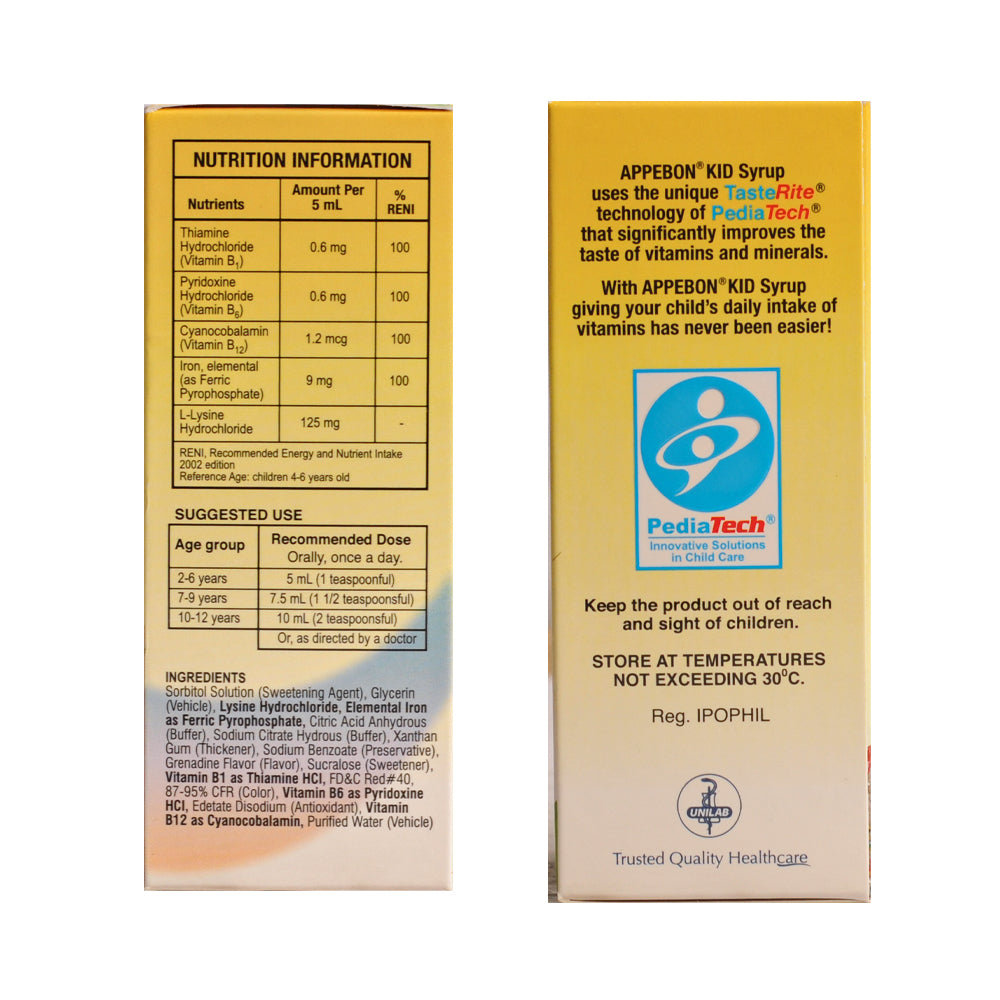 Appebos Appebon Kid With Iron Syrup 60ml